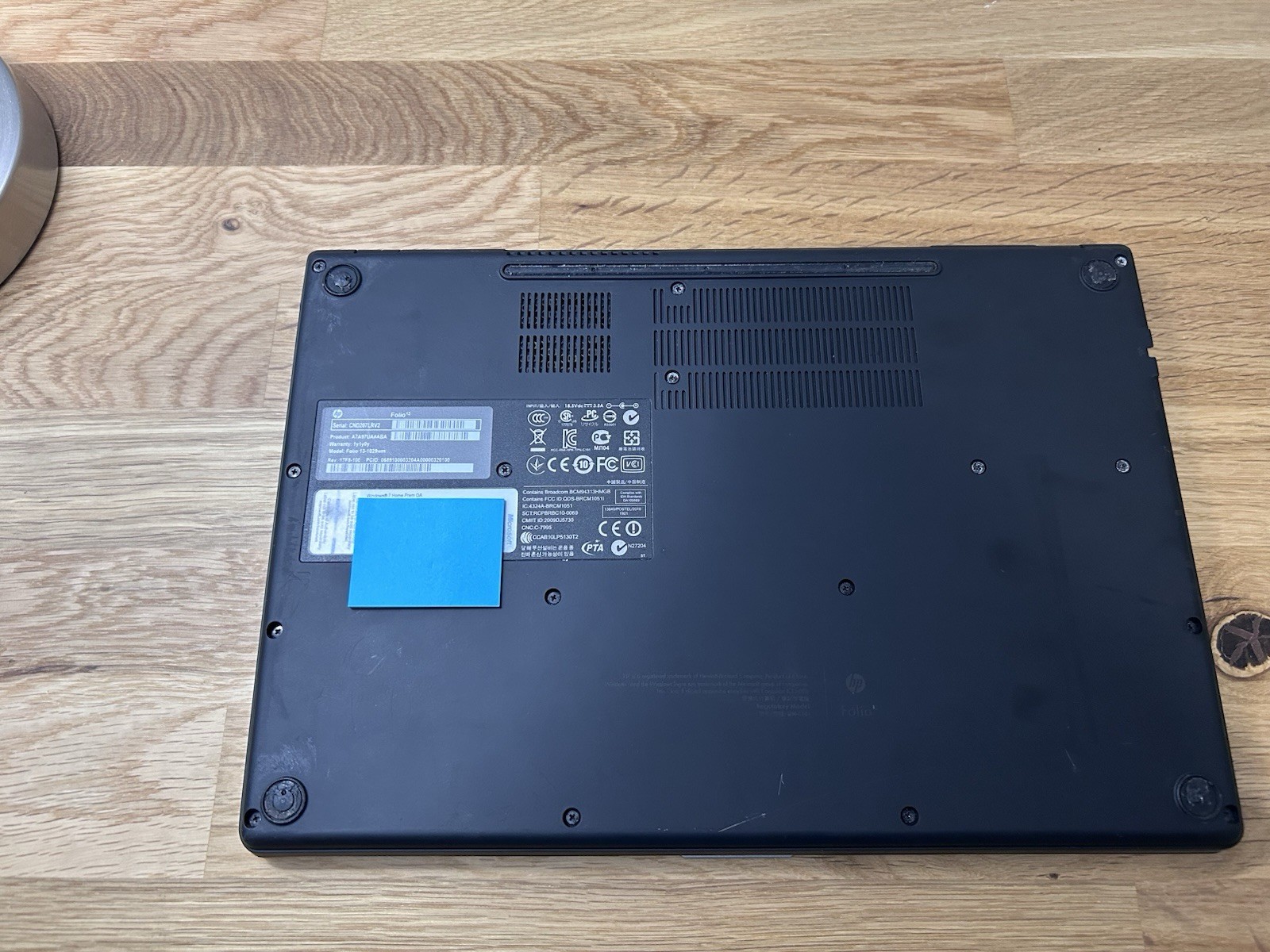 HP FOLIO 13 1029WM I3-2367M 1.40GHz 4GB RAM 128 SSD Good Battery Win 10