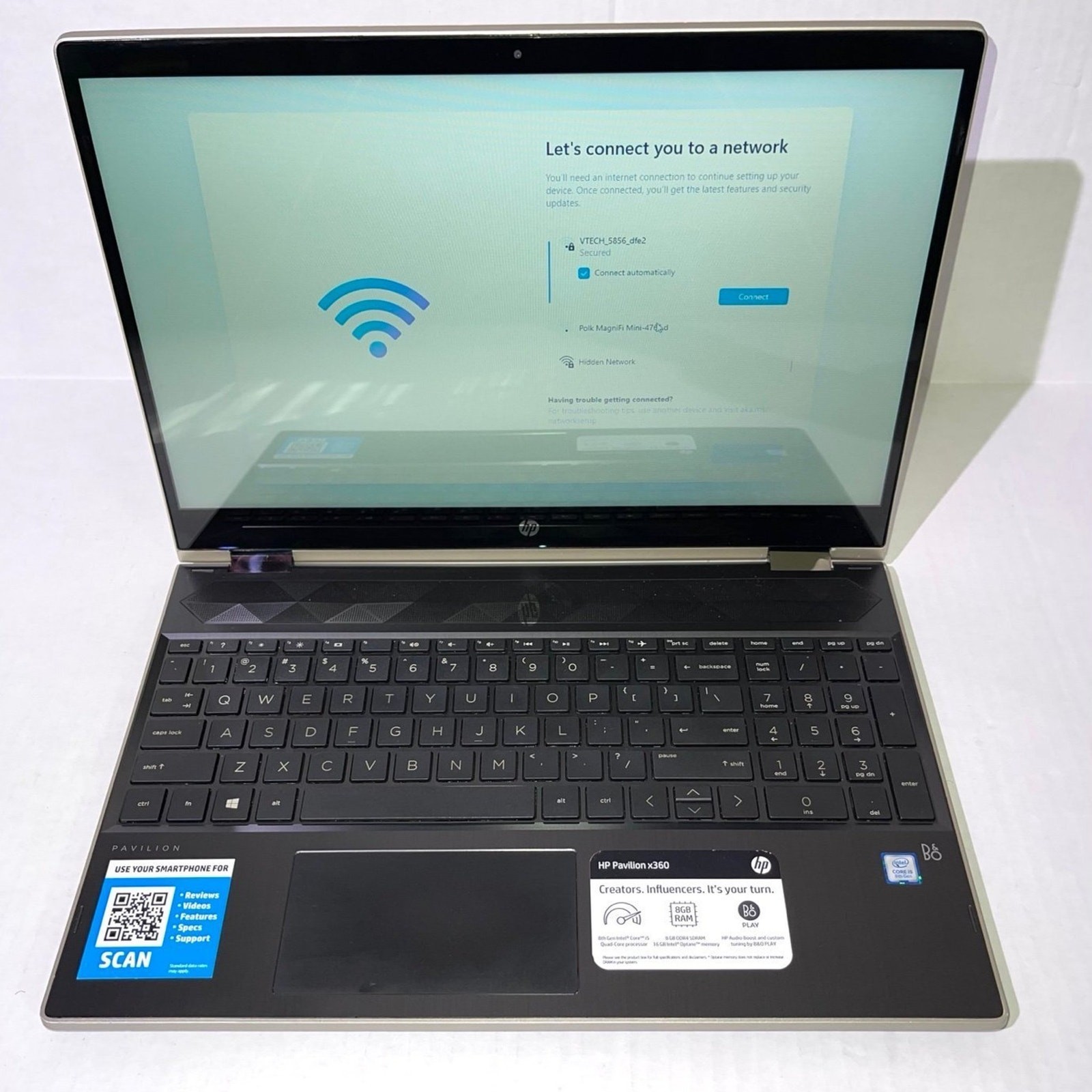 HP Pavilion x360 Laptop 2in1 i5 15.6″ HD Touchscreen 8GB RAM, 256 GB SSD