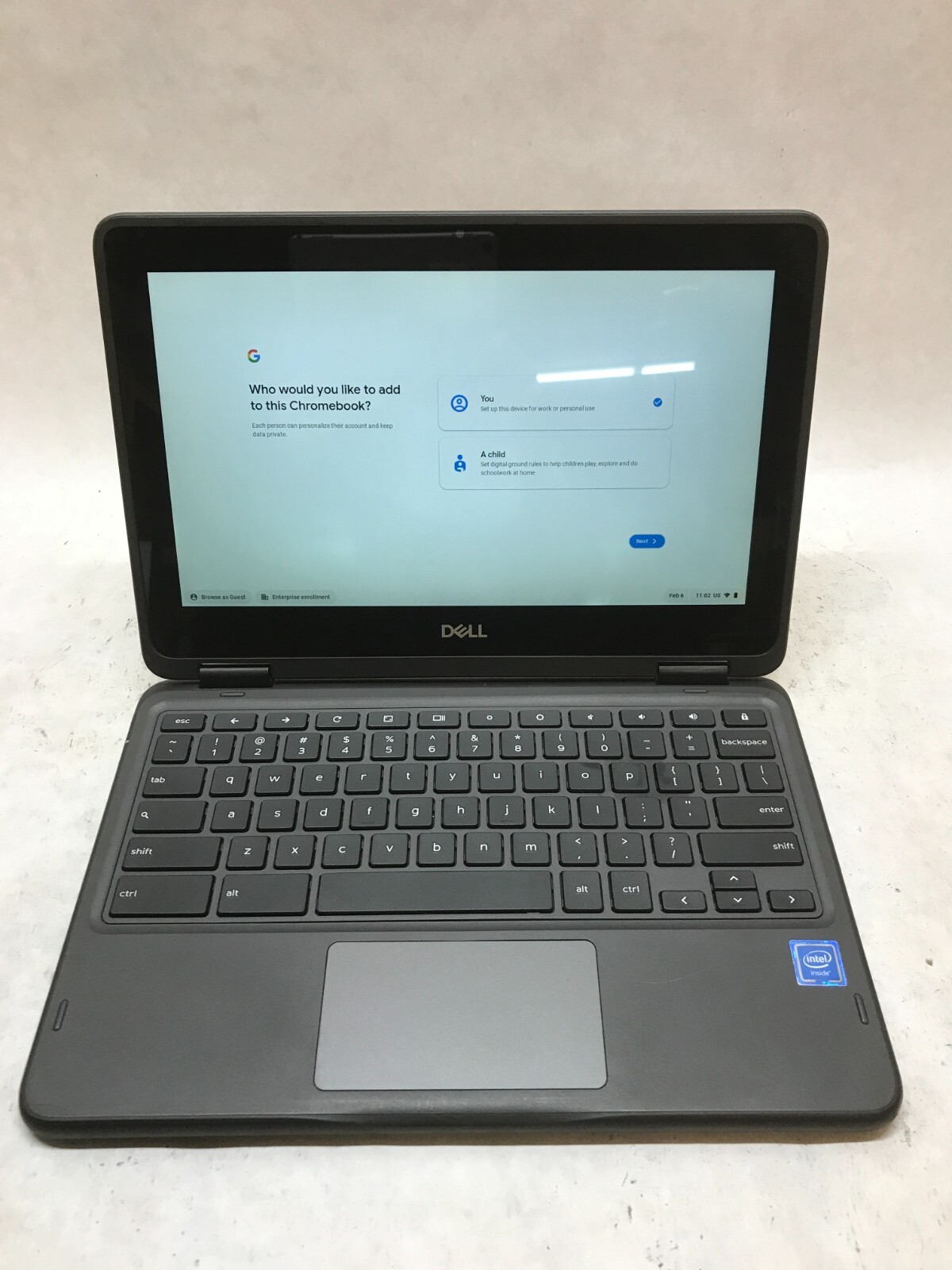 Dell 3100 2-in-1 Chromebook 11.6″ Celeron 4GB RAM 16GB eMMC *Read Desc* – – DW
