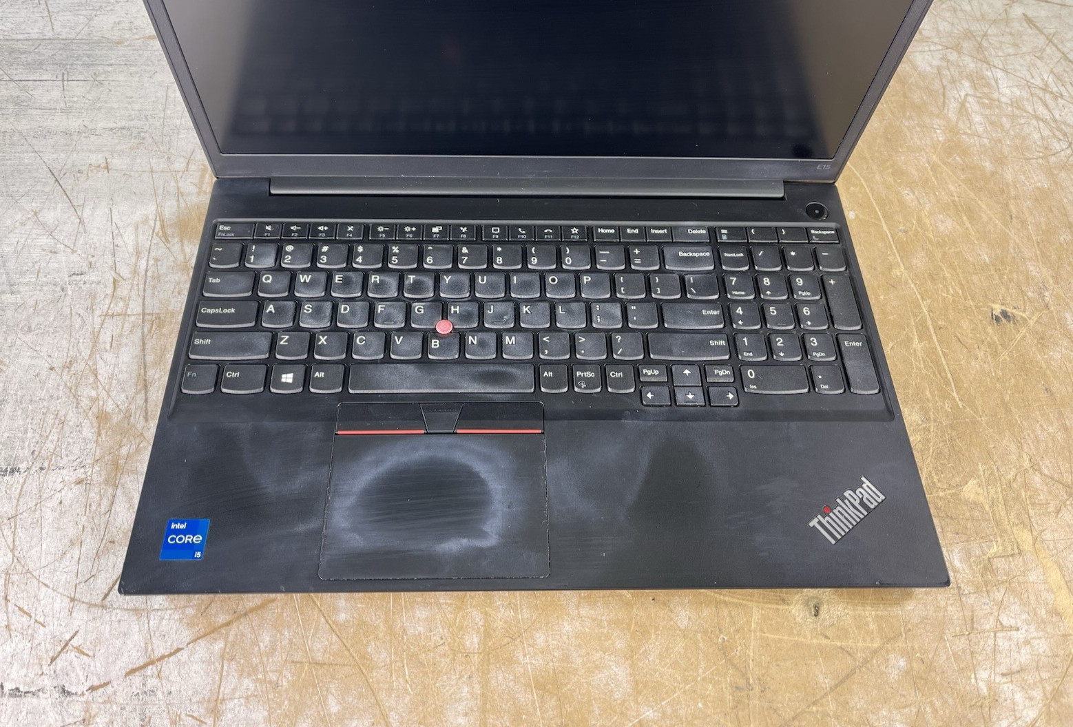 LENOVO THINKPAD E15 GEN 2 i5-1135G7 @ 2.40GHz, NO RAM/NO HDD/OS – (FOR PARTS)