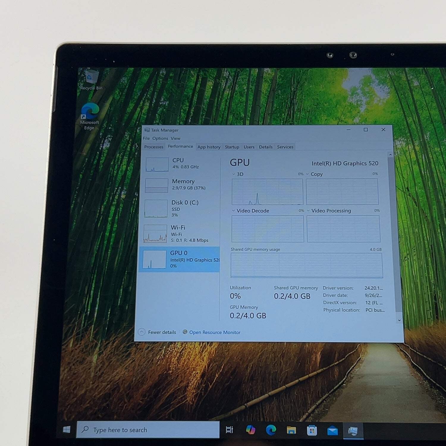 Microsoft Surface Book 1 13.5″ i7-6600U 2.6GHz 8GB RAM 256GB SSD