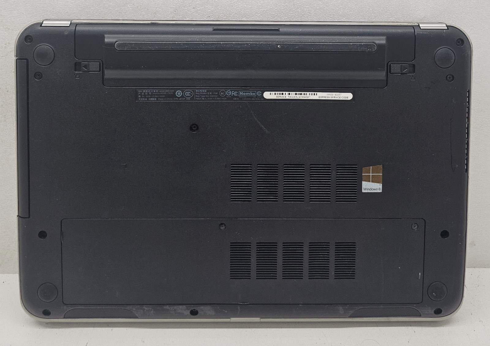 Dell Inspiron 5535 15.6″ Laptop AMD A8-5545M 8GB Ram NO HD/OS (FL)