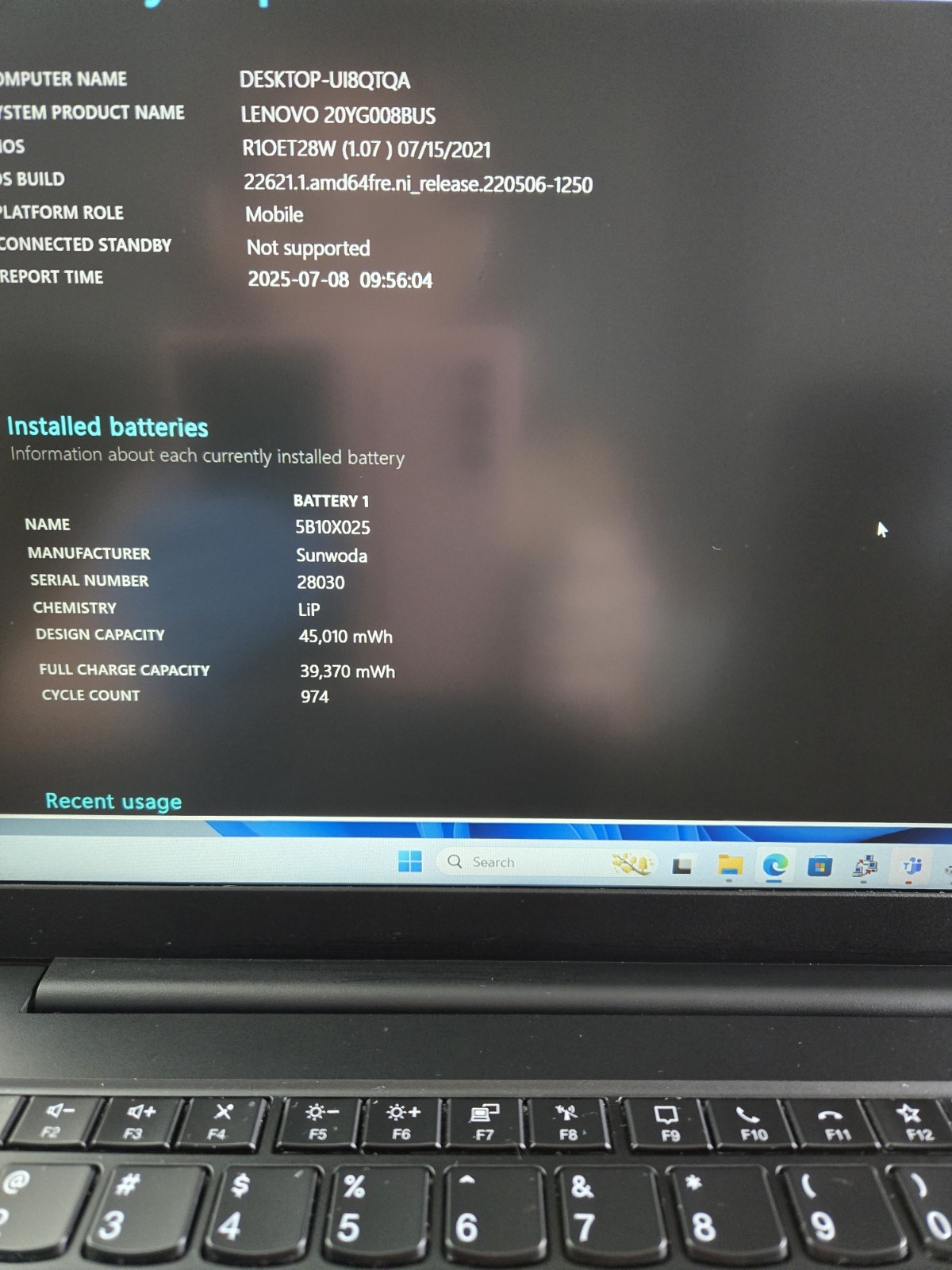 LENOVO ThinkPad E15 Gen3 AMD Ryzen 7 5700U 16GB 1TB SSD Win11Pro