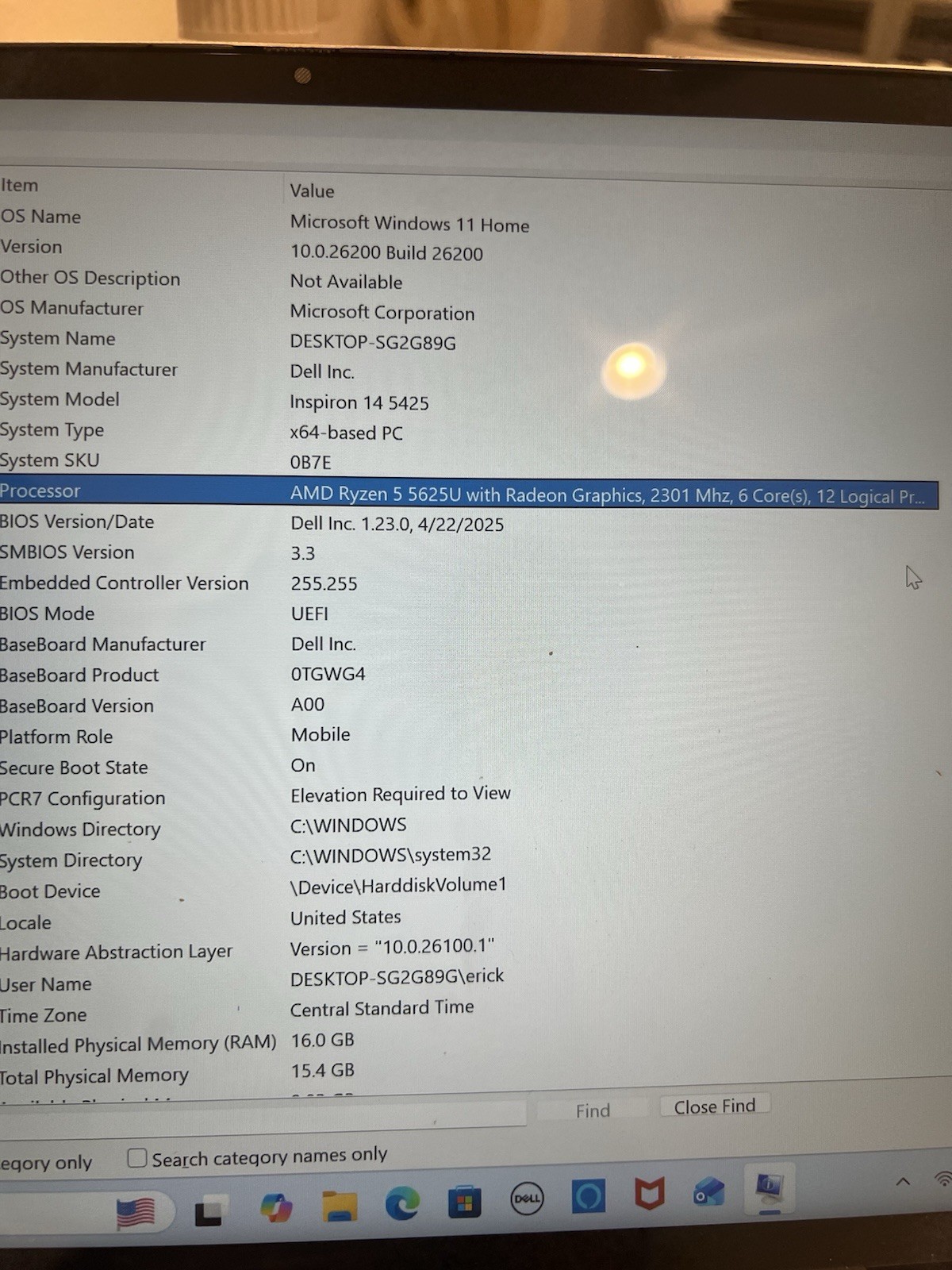 Dell Silver Notebook Laptop Windows 11 Wi-Fi Setup Screen Portable Computer