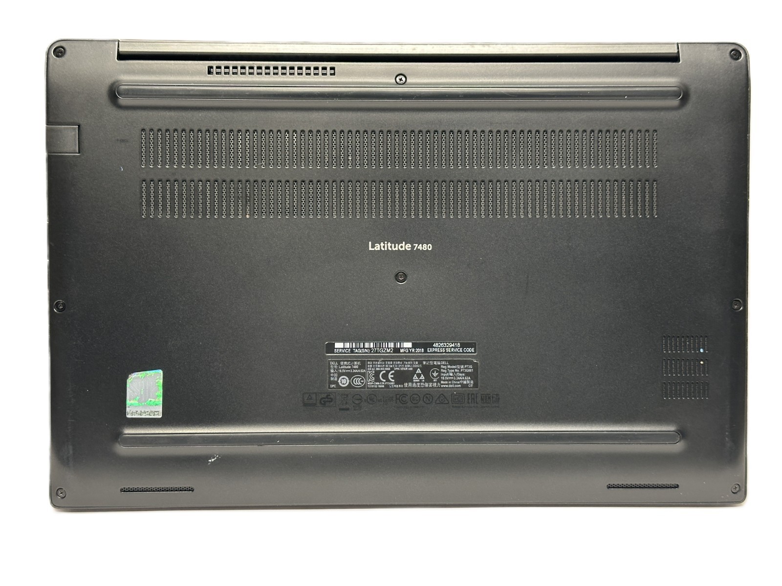 Dell Latitude 7480 14” i7-6600U 2.6 GHz | NO RAM, SSD, AC | ✅ BIOS ✅ Battery