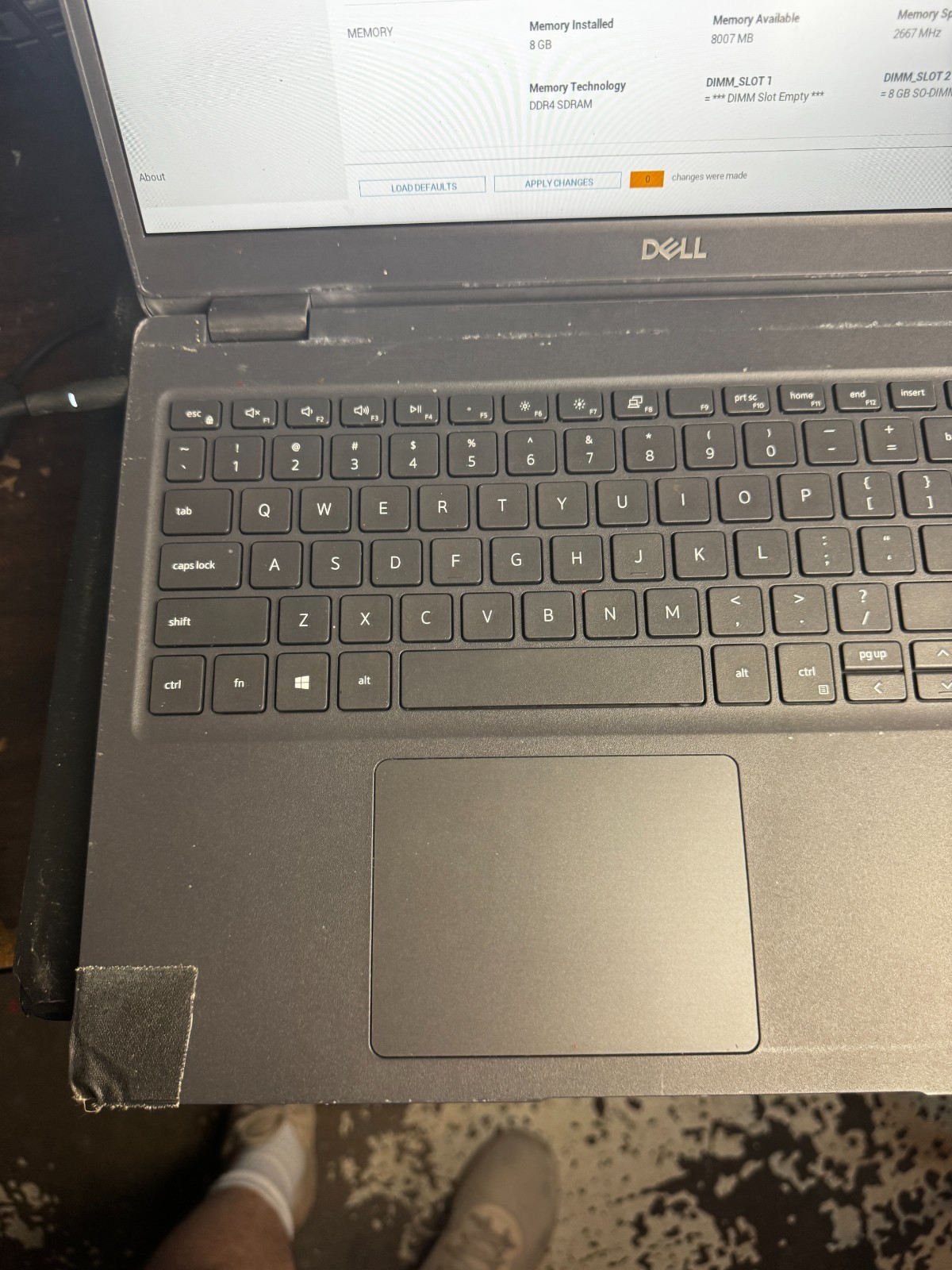 Dell Precision 3510 Core I5-10210U Laptop For Parts/Repair #6254