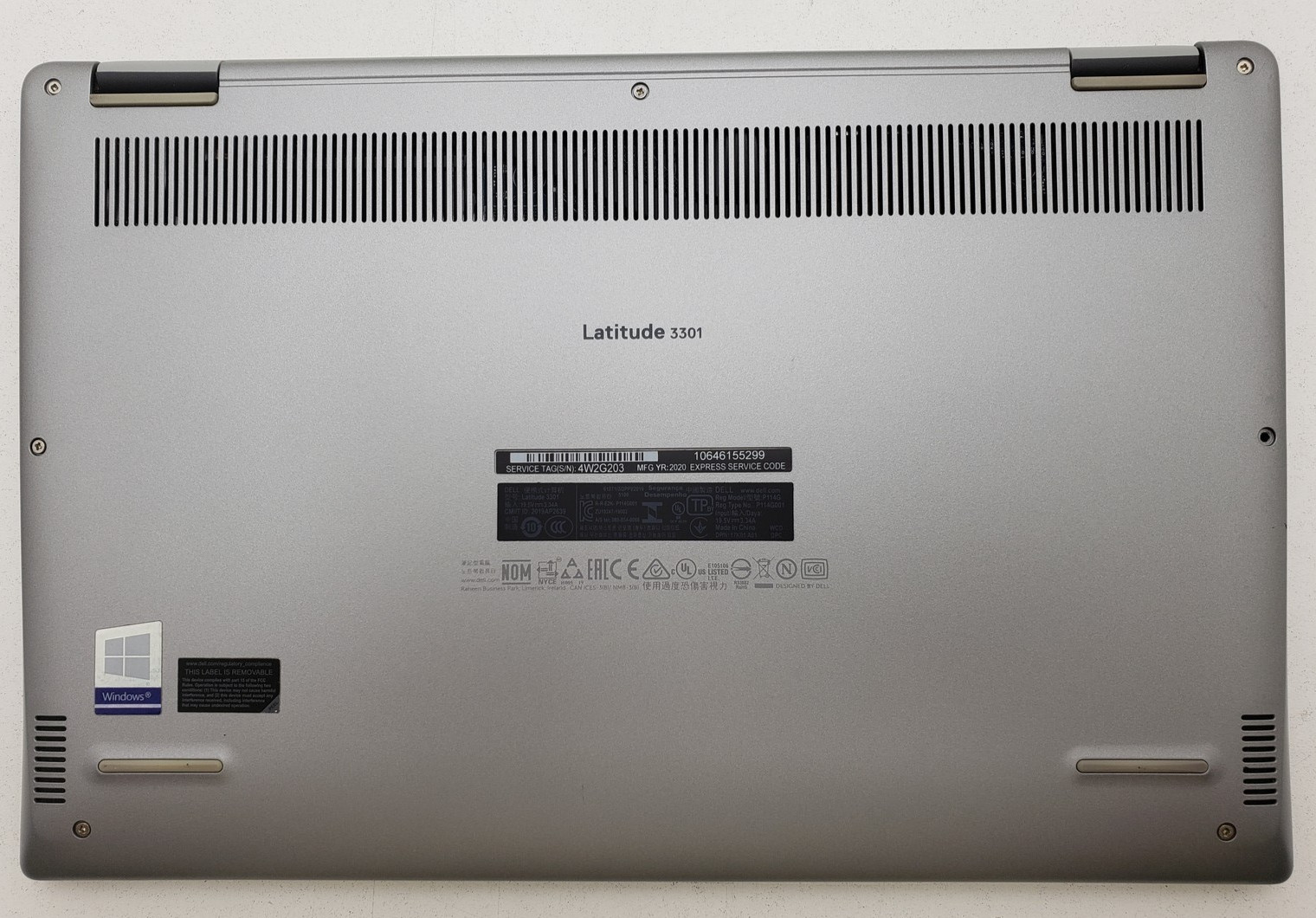 Dell Latitude 3301 Intel i7-8565U 8GB RAM 256GB SSD Windows 11 Pro 13.3″ Laptop.