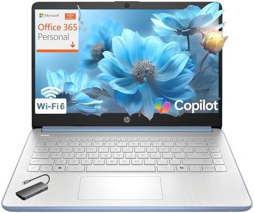 HP Laptop Computer for Students, 2026 Edition AI PC, 1 Year Office 365, Intel…