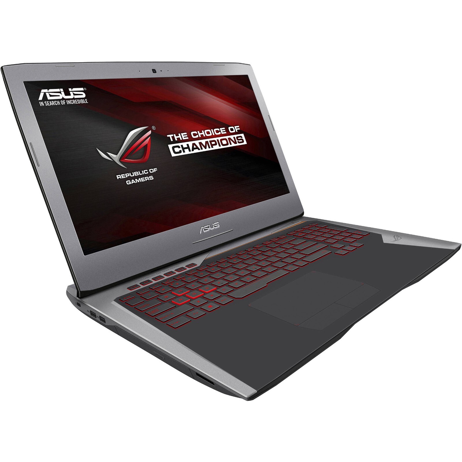 ASUS G752 17.3in Gaming Laptop i7 3.6Gh 32GB 1TB SSD Backlit DVD GTX 1070 WIN 11