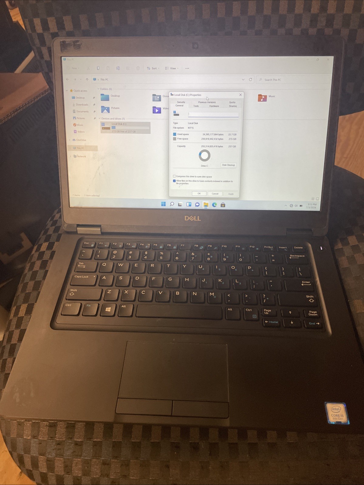 Dell 5490 Latitude 14-Inches i5-8500U 8GB RAM 256GB SSD Laptop