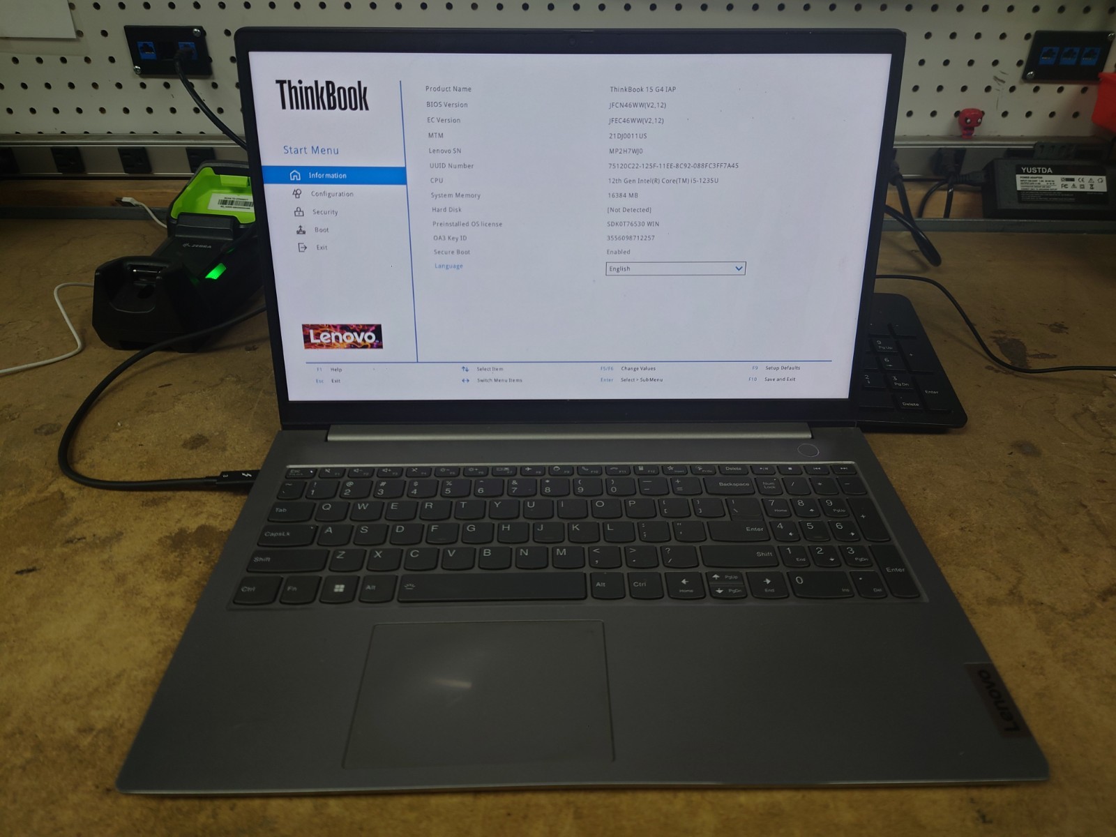 Lenovo ThinkBook 15 G4 IAP 15.6″ FHD Touch i5-1235U 16GB RAM No OS/SSD *PARTS*