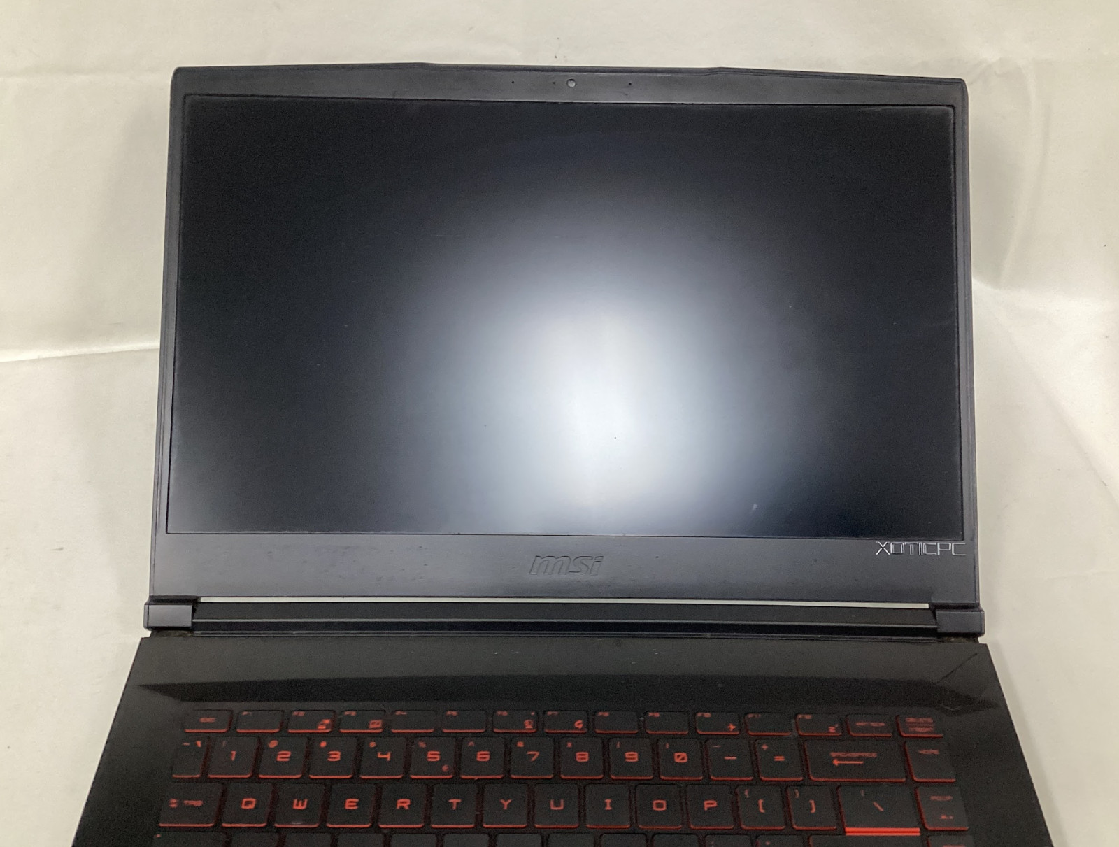 MSI GF65 Thin 9SD-004 Laptop, i7-9750H, GTX1660Ti, 8GB, 512GB–FOR PARTS