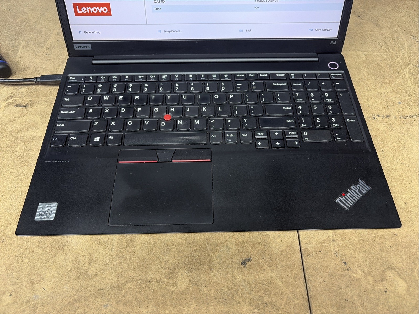 Lenovo ThinkPad E15 Gen 1 15.6″ UHD i7-10510U 16GB RAM 512GB SSD No OS