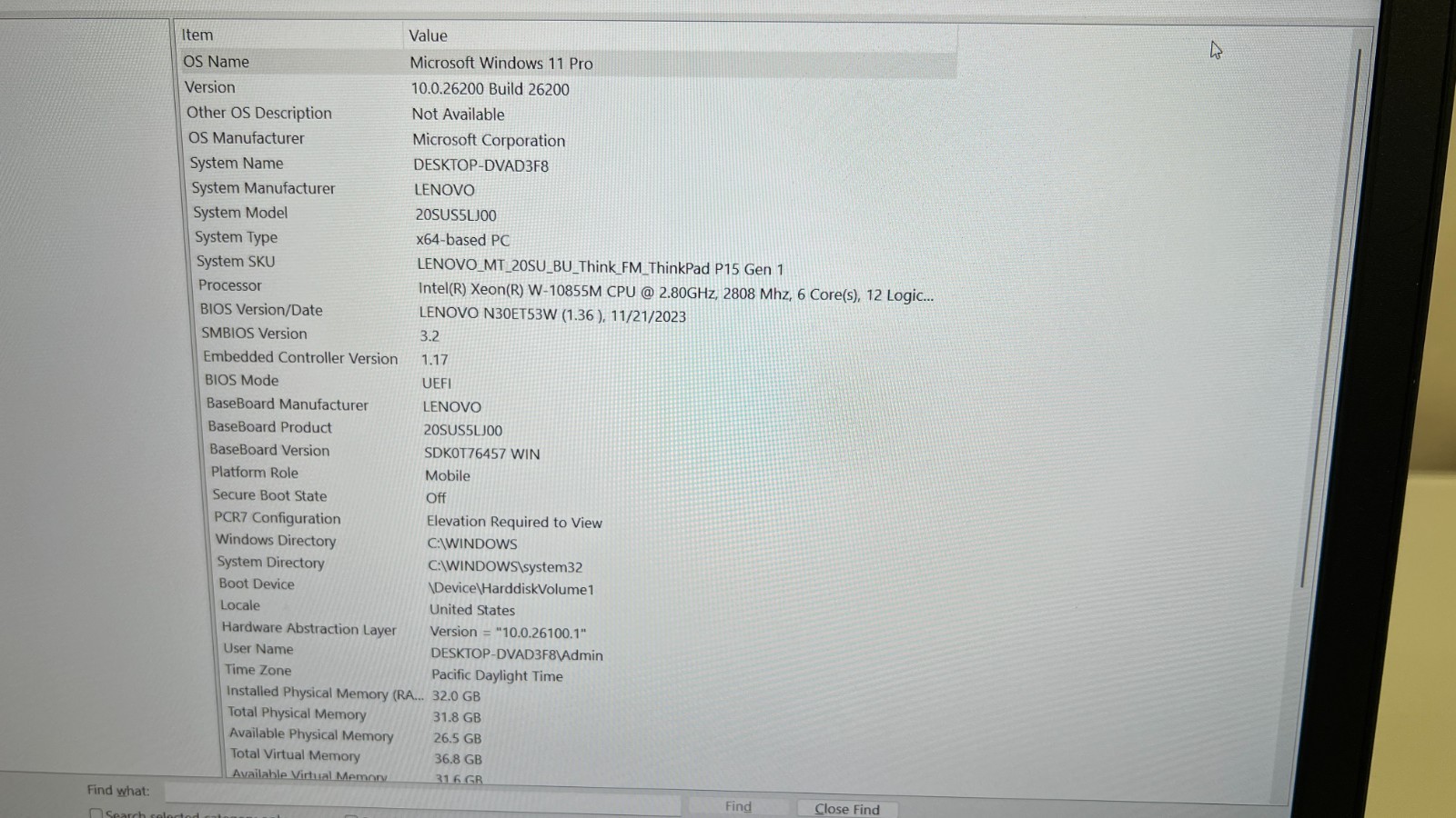 Lenovo ThinkPad P15 Gen 1 15.6″ Xeon W-10855M 32GB 2TB SSD RTX 5000