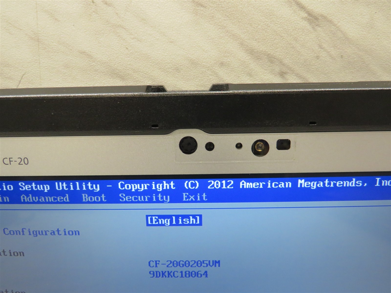 Panasonic Toughbook CF-20 Intel Core i5-7Y57@1.2GHz 8GB RAM #4