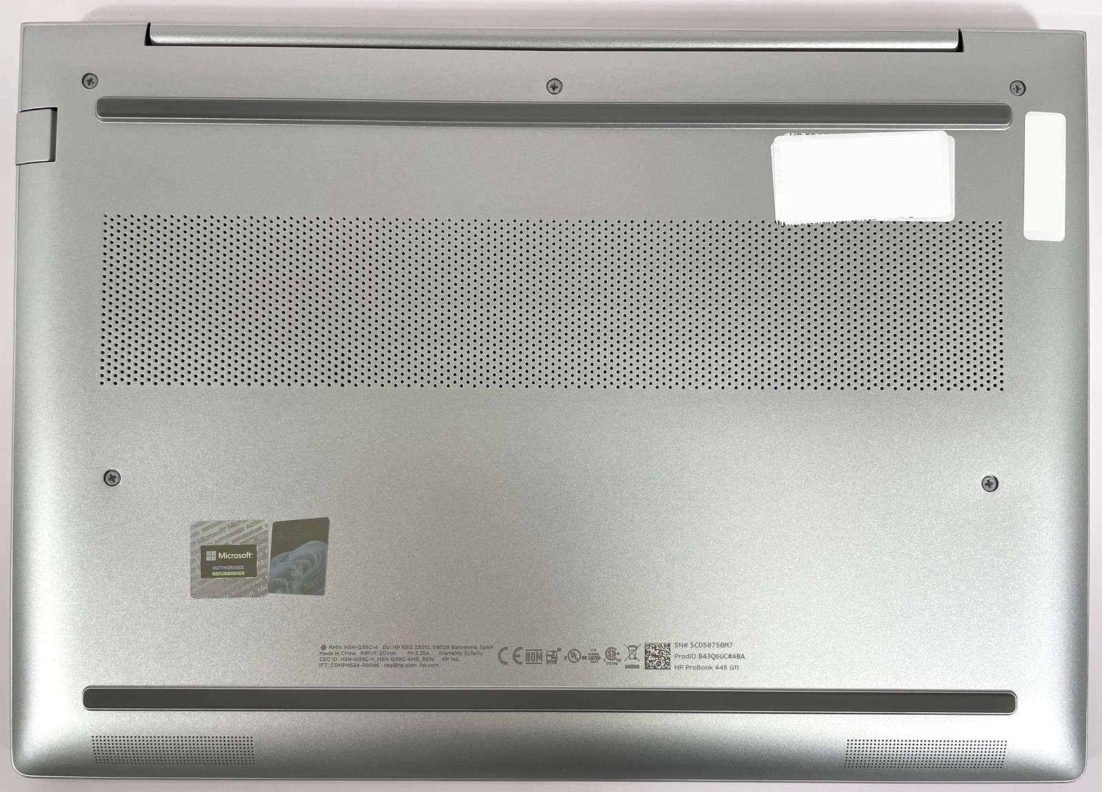 HP ProBook 445 G11 Laptop Ryzen 7 7735U 256GB SSD 16GB RAM Radeon 680M – Win 11