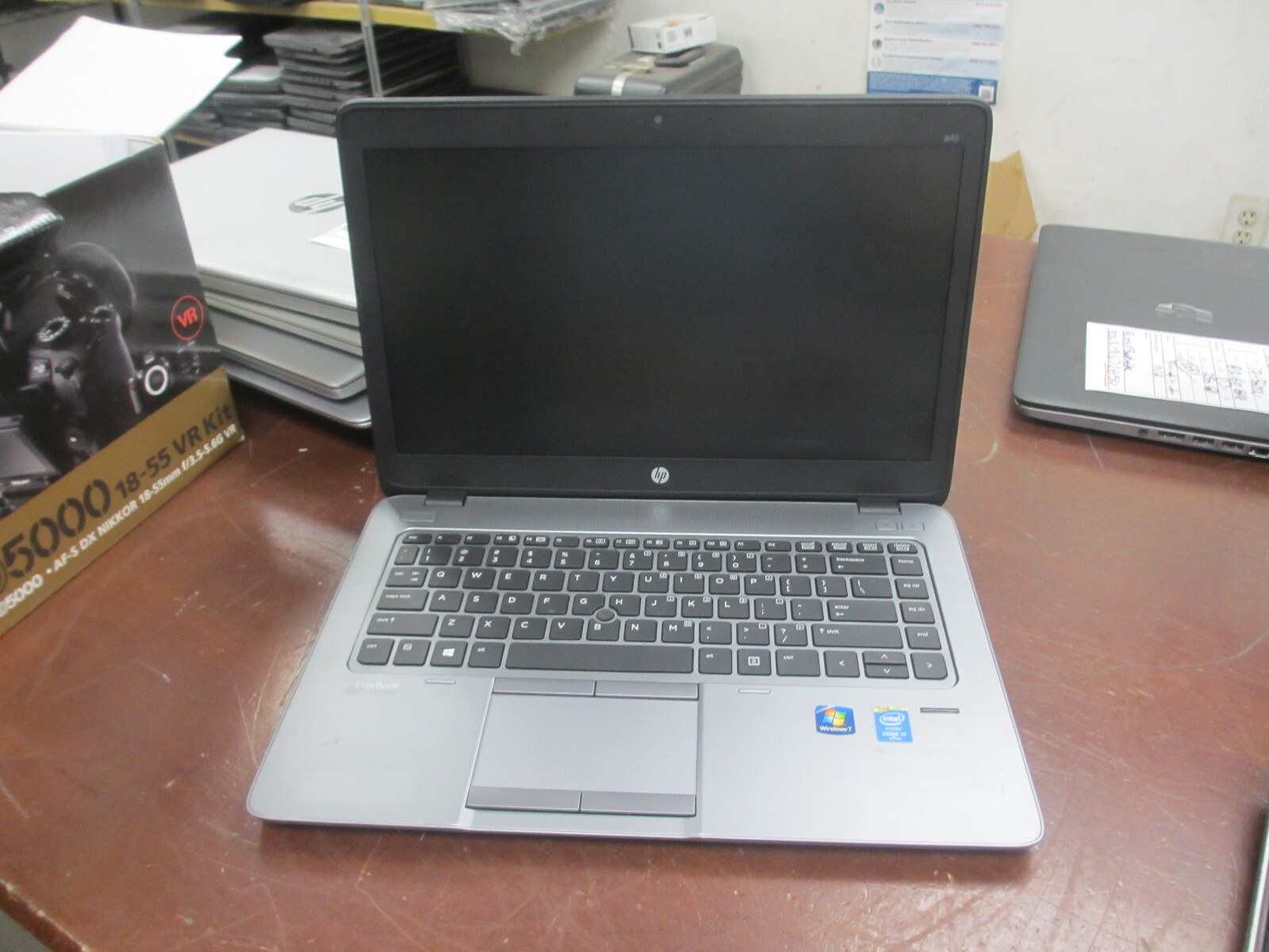 HP EliteBook 840 G2 i7-5600U 2.60GHz 16GB 250GB Laptop +AC/BIOS [No OS/BATTERY