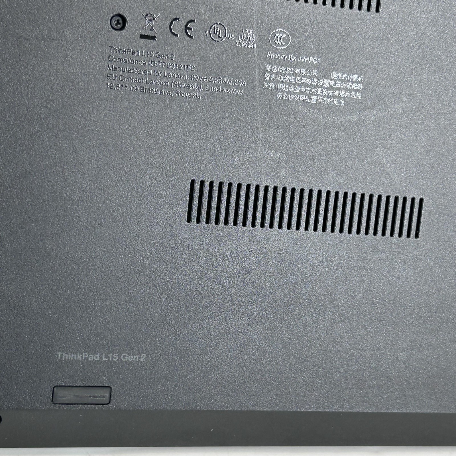 Lenovo ThinkPad L15 Gen 2 FHD TOUCH i7-1165G7 2.80GHz 32GB 256GB SSD Good