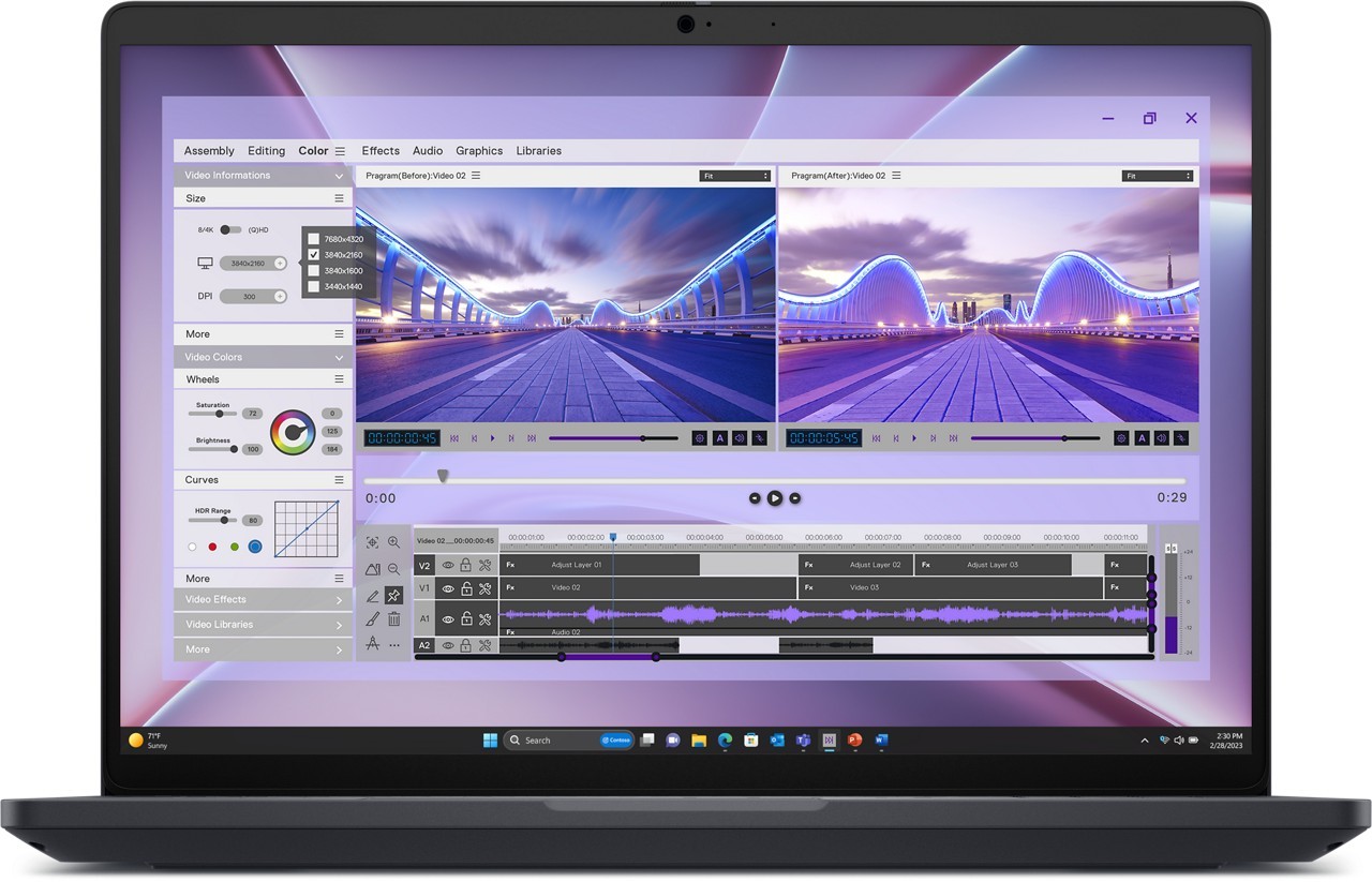 Dell Pro Max Mc16250 16″ Intel® Core™ Ultra 7 255H, 16 cores 512 GB SSD 16 GB DD