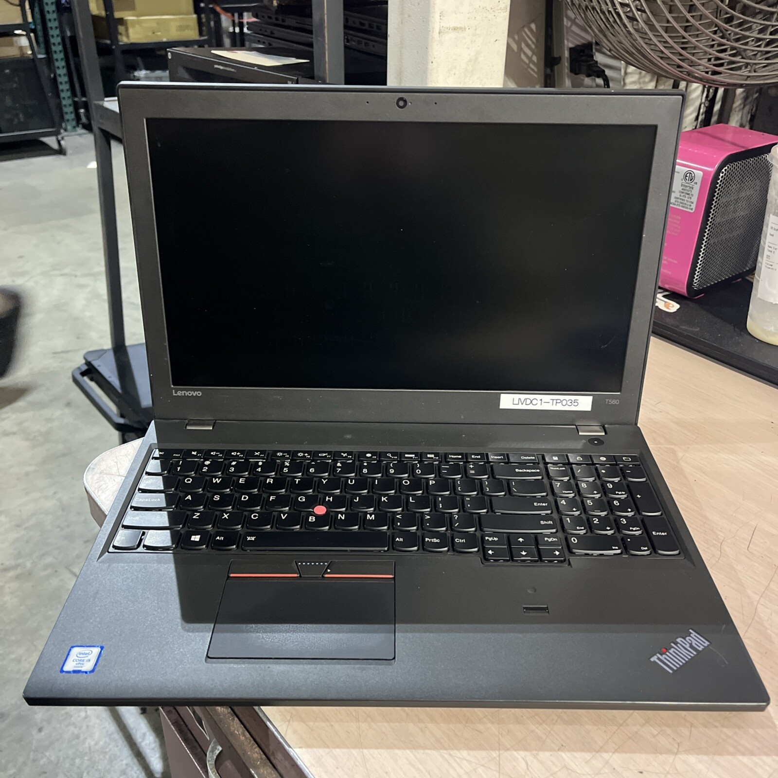 LENOVO THINKPAD T560 INTEL CORE I5-6300U 2.40GHZ 4GB RAM NO HD ‘