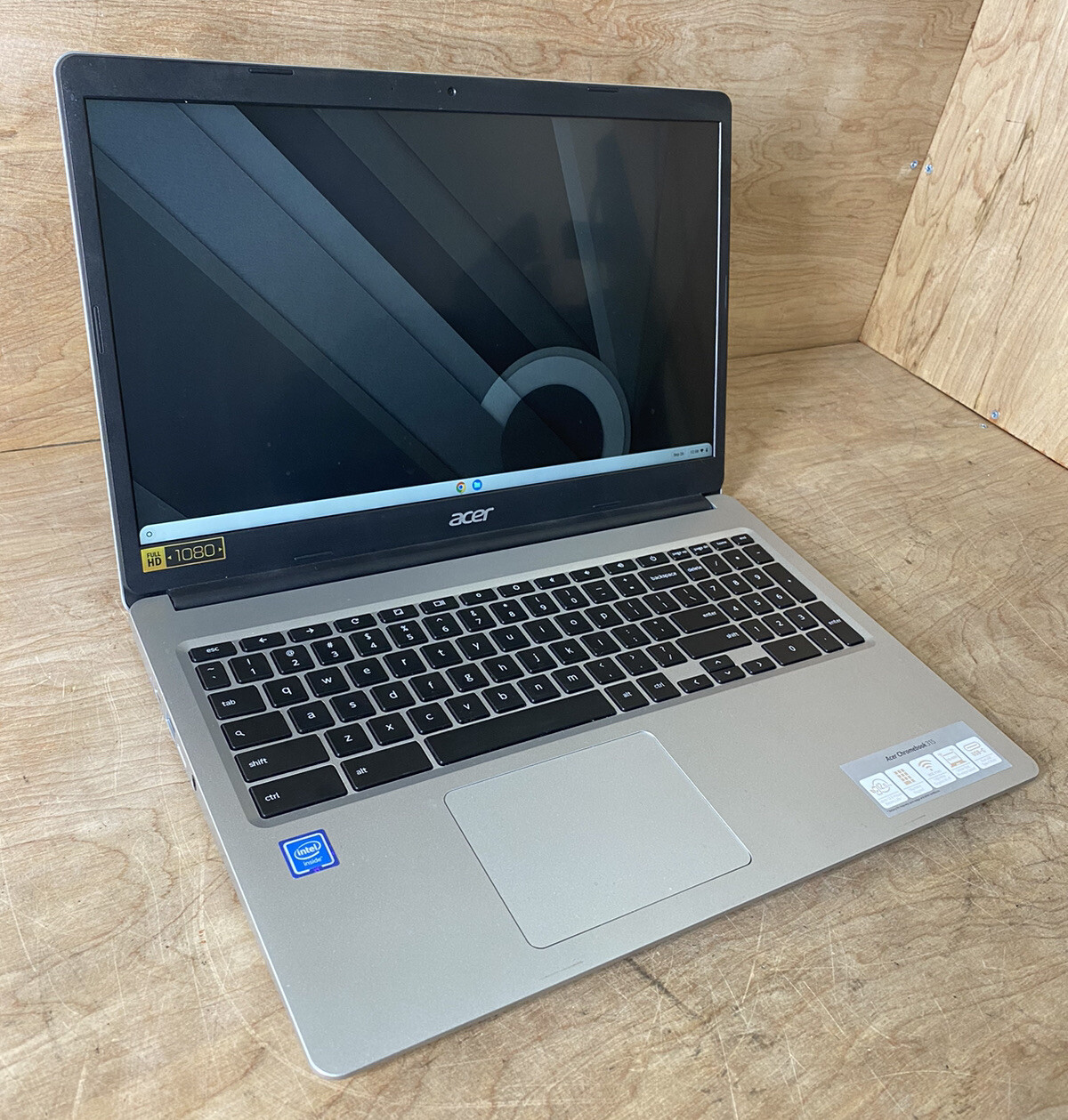 Acer 315 Chromebook 15.6in Intel Celeron N4020@1.1GHz/ 4GB RAM/