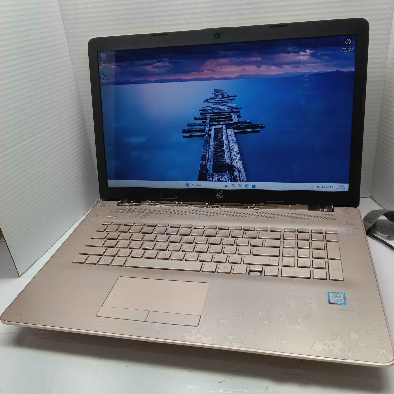 HP 17-by0021cy 17.3″ Windows 11 Laptop i5-8250U 1.6GHz 8GB RAM 1TB HDD READ ^