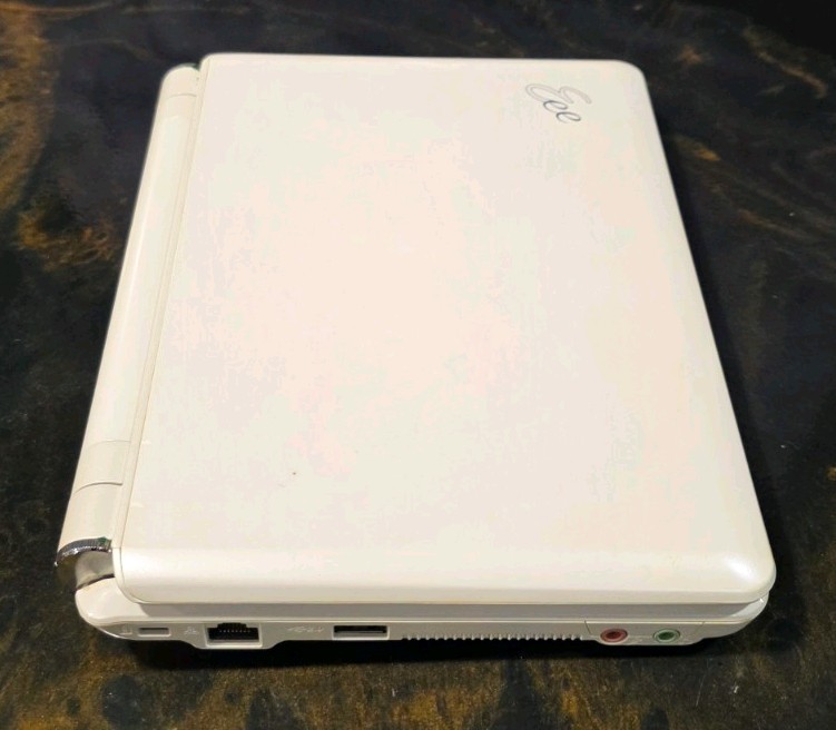Asus EeePC 901 10” Retro Netbook Laptop Wifi Office Webcam SSD Linux WORKING