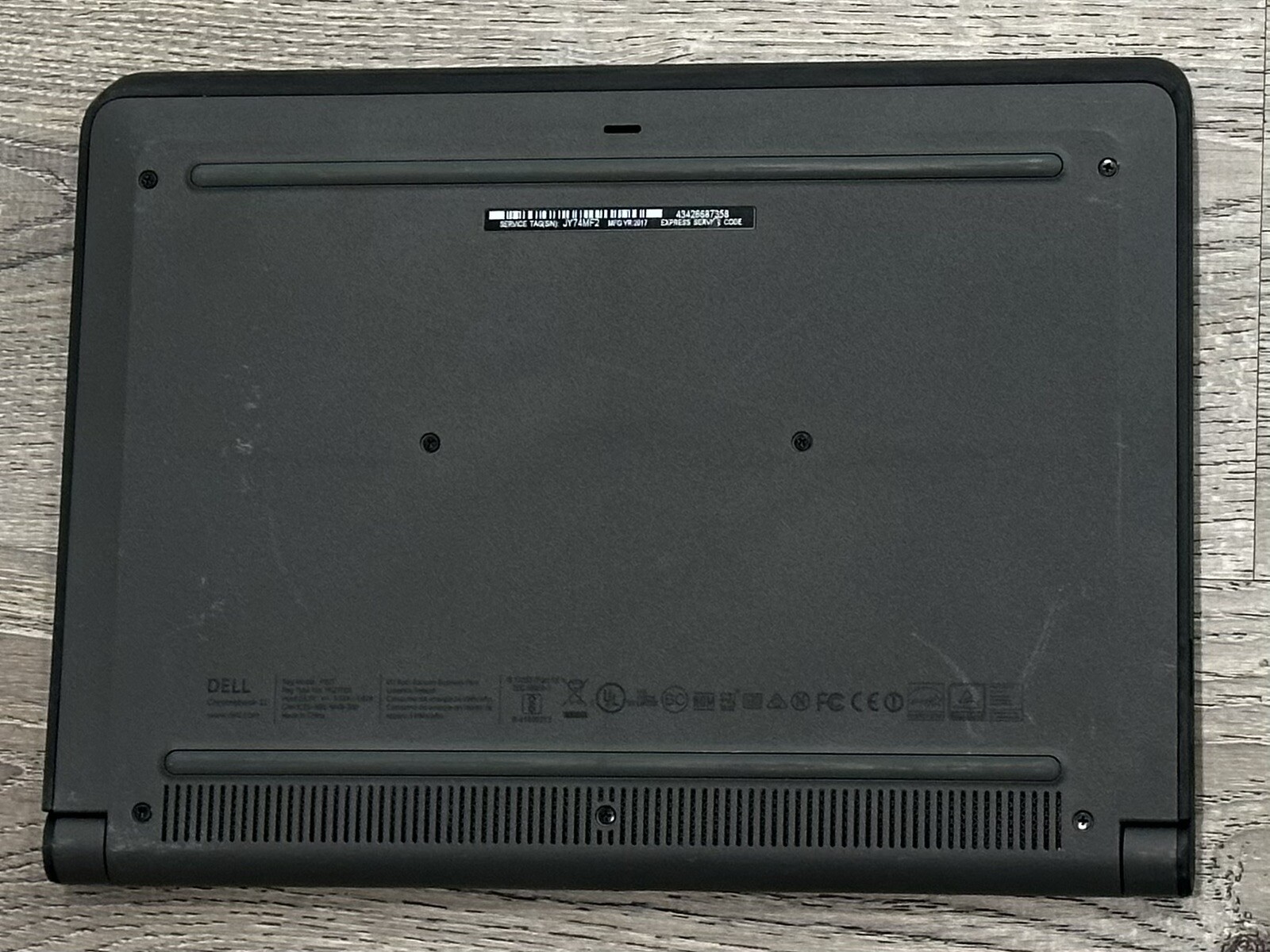 Dell Chromebook 11 P22T Laptop Black 11.6″ Display (For Parts or Repair)