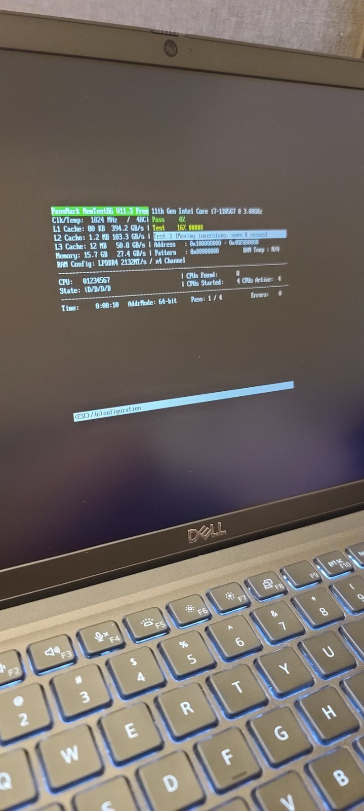 Dell Latitude 7420 Laptop i7-1185G7, 256GB M.2 SSD (98%), 16GB RAM, Win 11 Pro