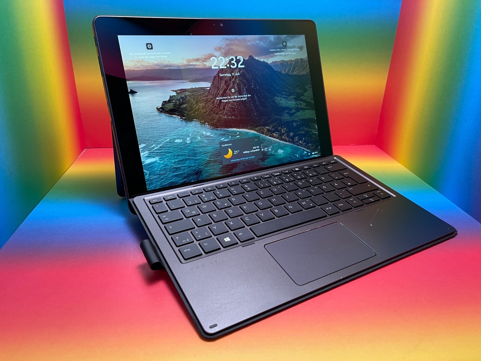 HP Pro x2 612 G2 Tablet PC i5 7th Gen 8GB 256GB SSD Win11 Pro DE LTE FP
