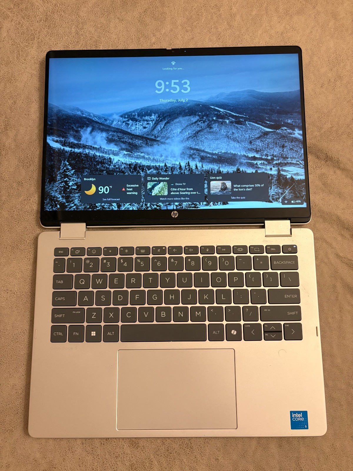 HP OmniBook 5 Flip 14″ Touch Laptop Core 5-120U 8GB RAM 512GB NVMe SSD Win-11