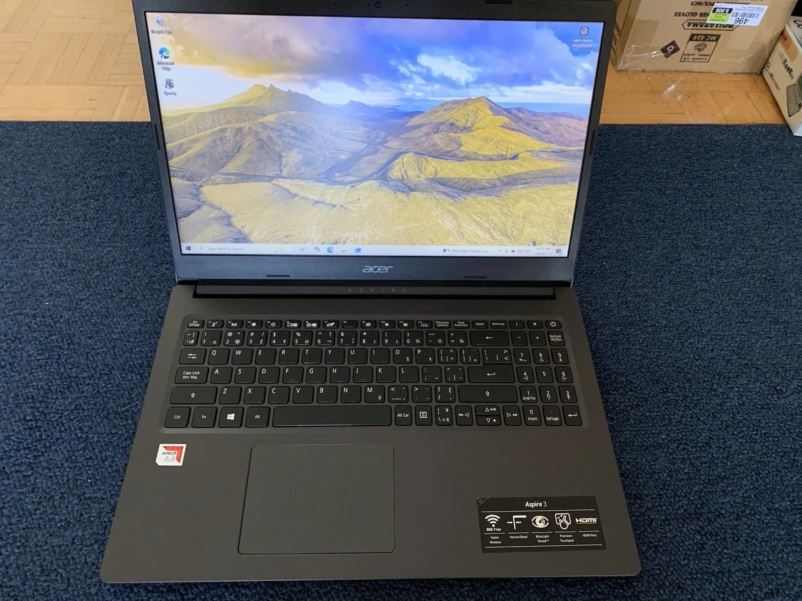 Acer Aspire A315-22 15.6″ Laptop AMD A4-9120e 8GB DDR4 112GB SSD WIN 10H