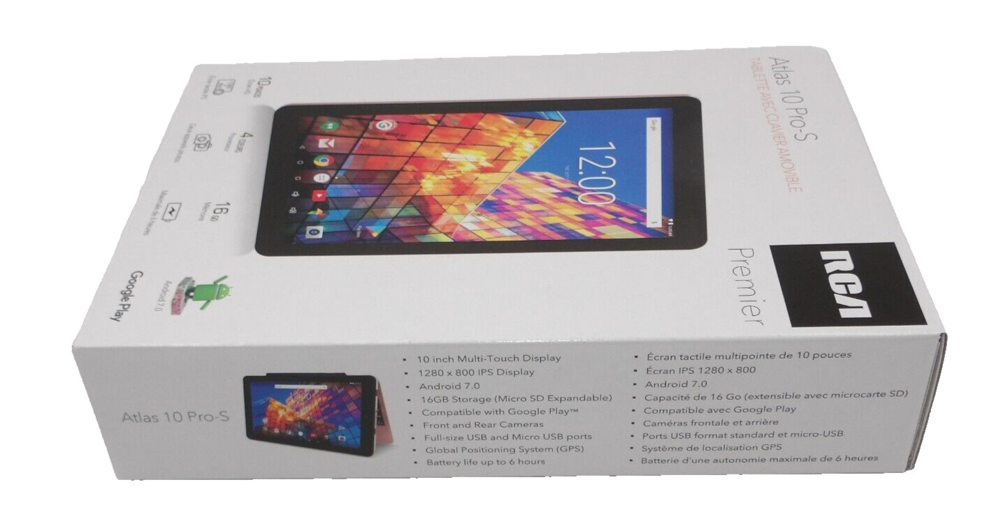 RCA Premier Atlas 10 Pro -S Tablet Laptop Detachable Key Board Color ROSE GOLD