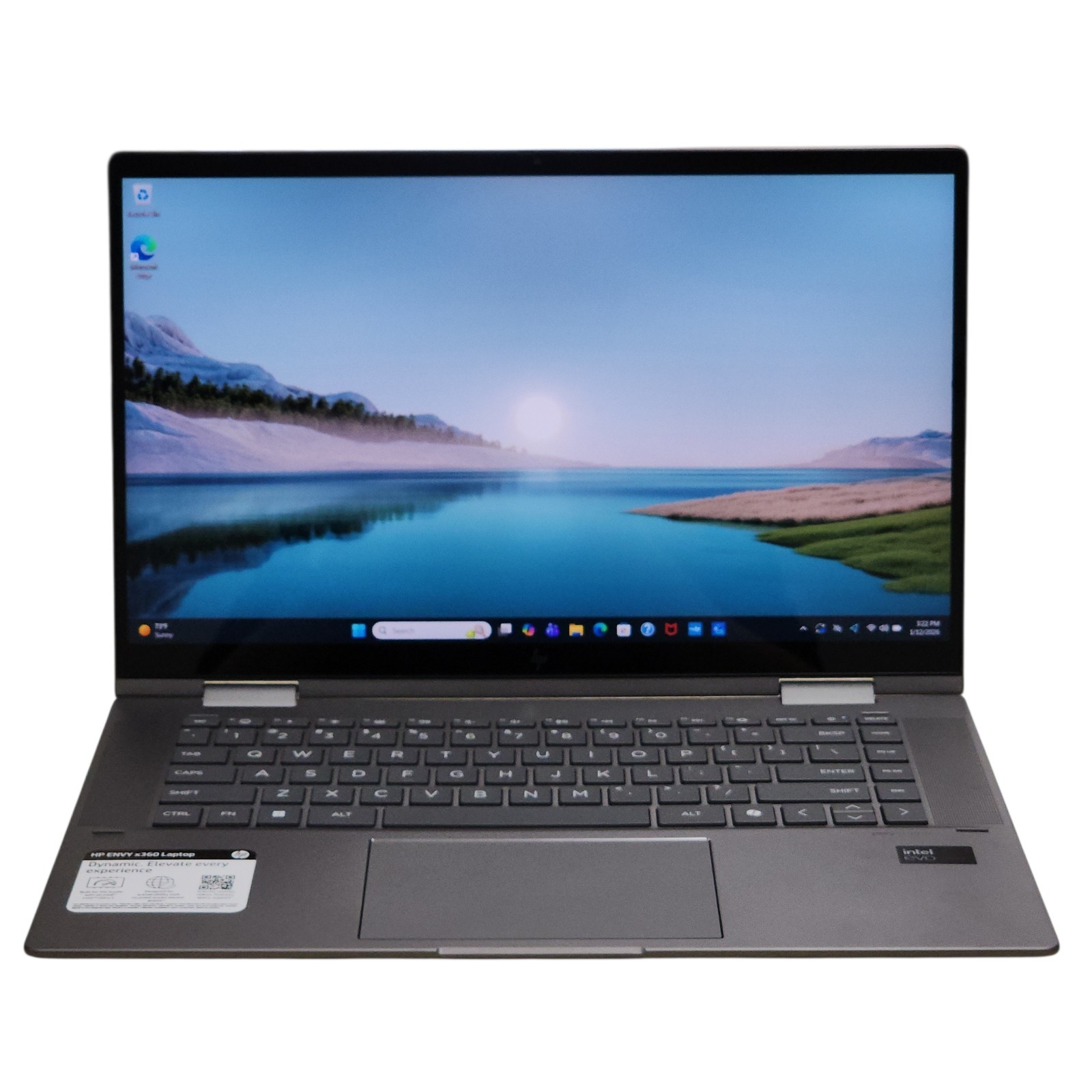 HP Envy x360 15.6″ 2-in-1 Touch Laptop Intel Ultra 5 125U 8GB LPDDR5 512GB SSD
