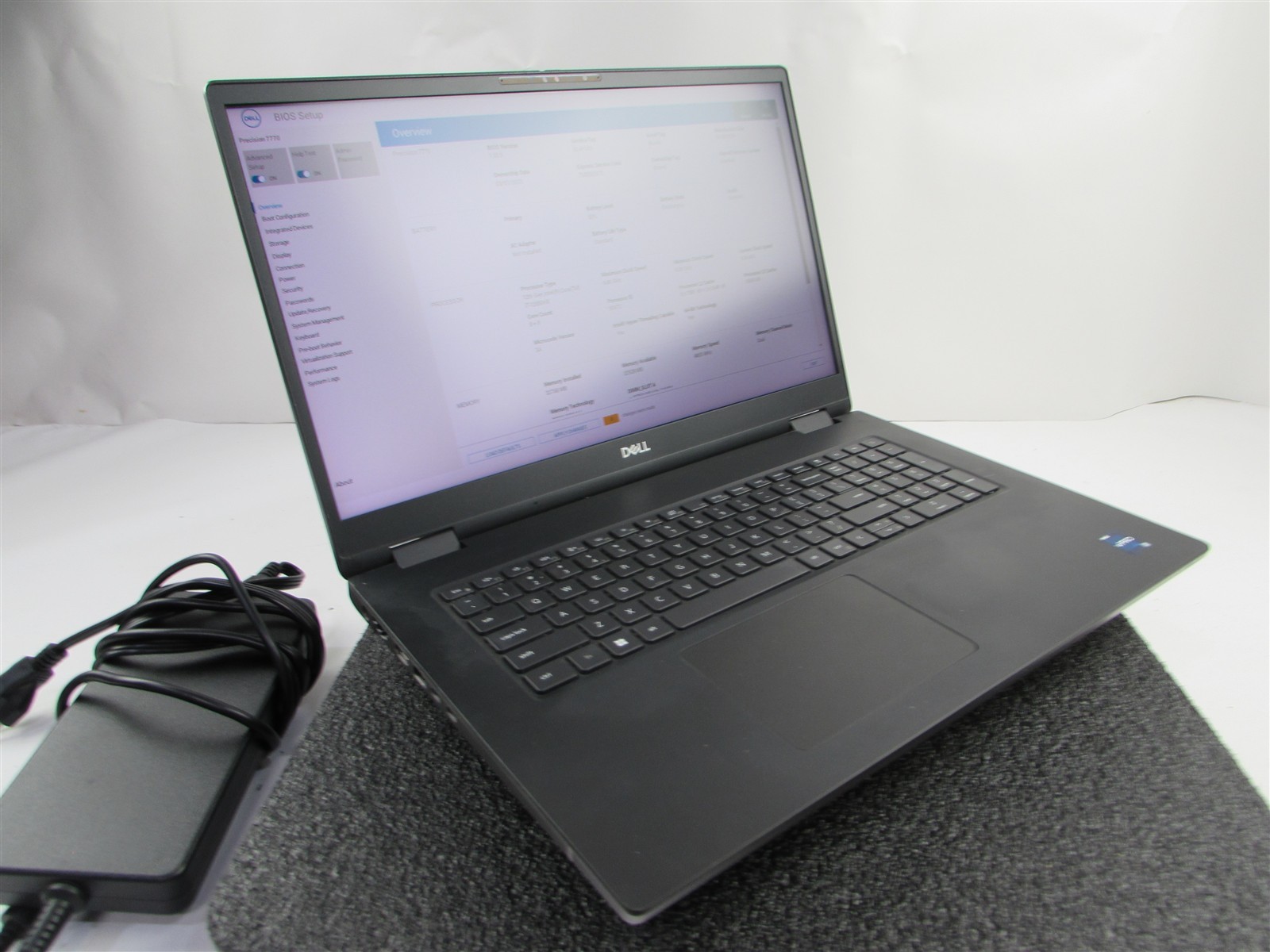 DELL PRECISION 7770 1920×1080 FHD I7-12850HX 512GB 32GB RAM RTX A3000 WIN 11 PRO