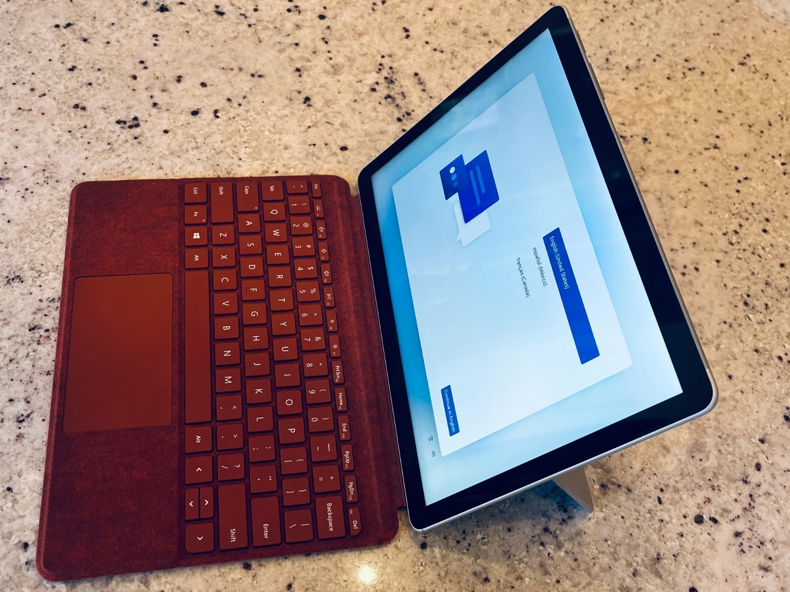 MS Surface Go 3, TypeCover, Power Supply, 8GB RAM, 128GB SSD, Battery Health 88%
