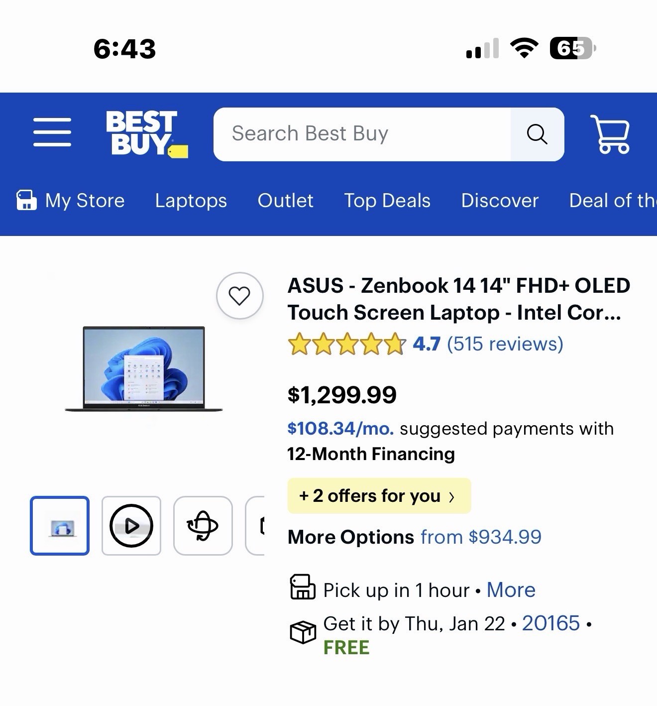 • ASUS Zenbook 14.5”. OLED Touch
