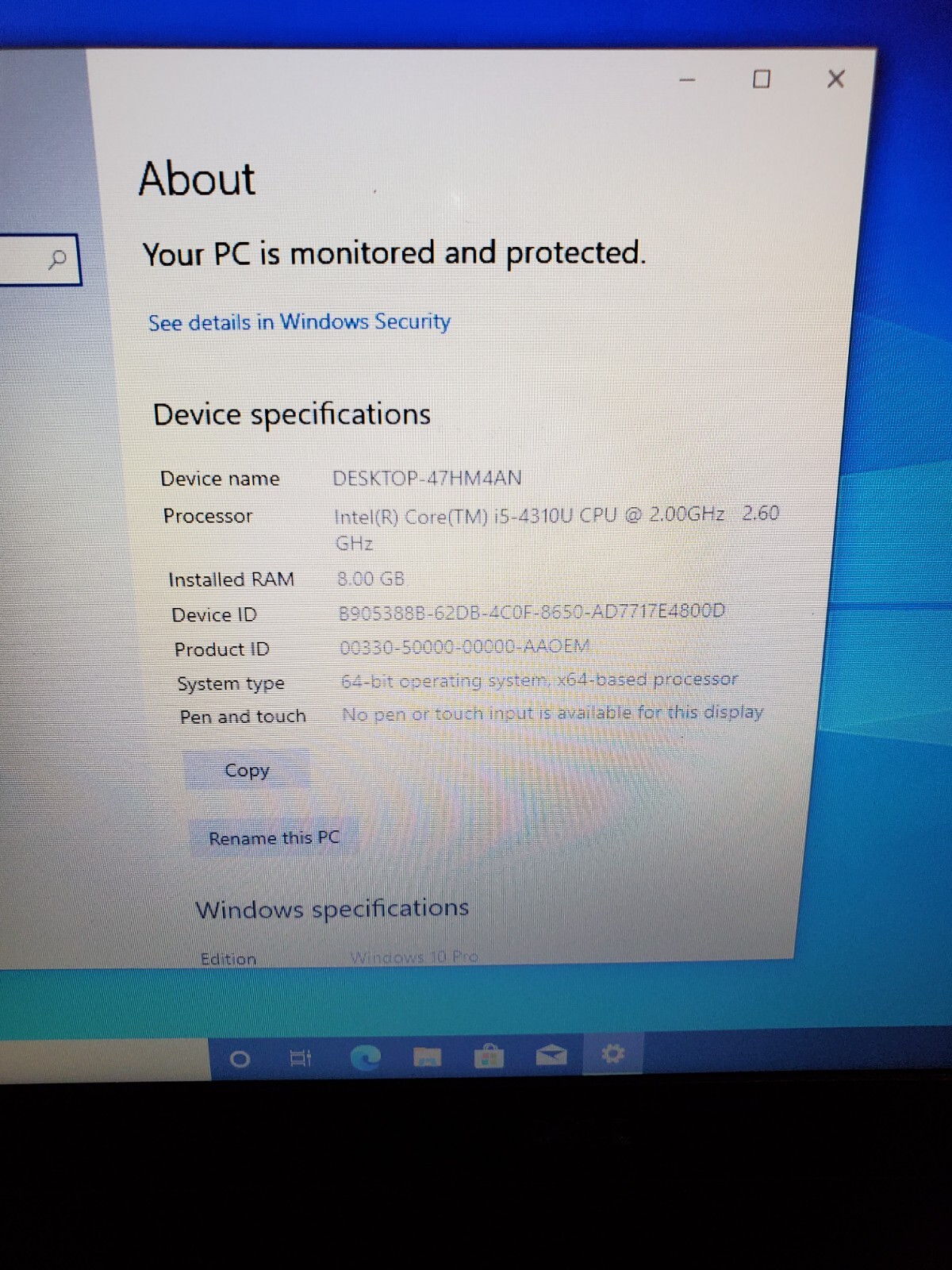 Dell Latitude E7440 14″ Laptop i5-4310U 8GB RAM 128GB SSD Win10 Pro #69