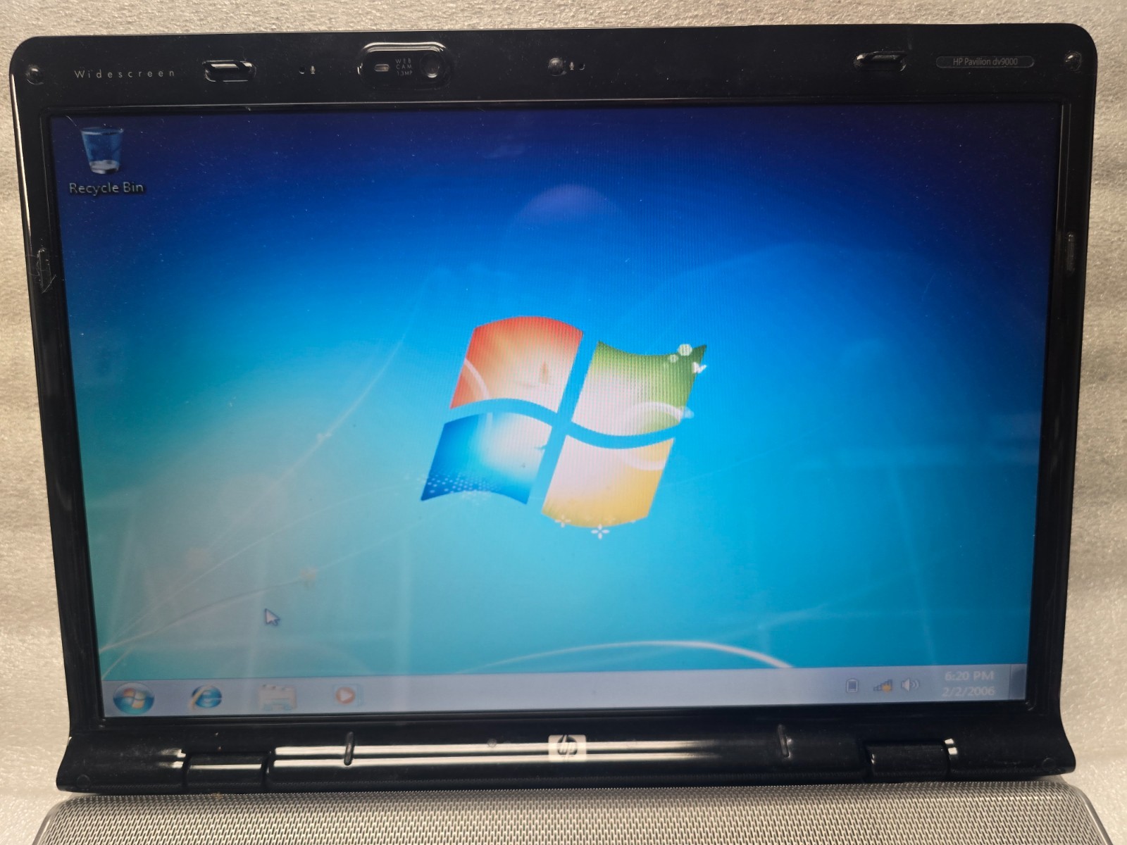 HP Pavilion dv9000 17″ Laptop Windows 7 AMD Turion 64 x2 &2 GB RAM Installed