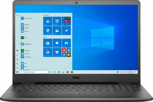 Dell Inspiron 15.6 inch (256 GB, AMD Ryzen 5 3000, 2.1 GHz, 8 GB) Laptop – Black