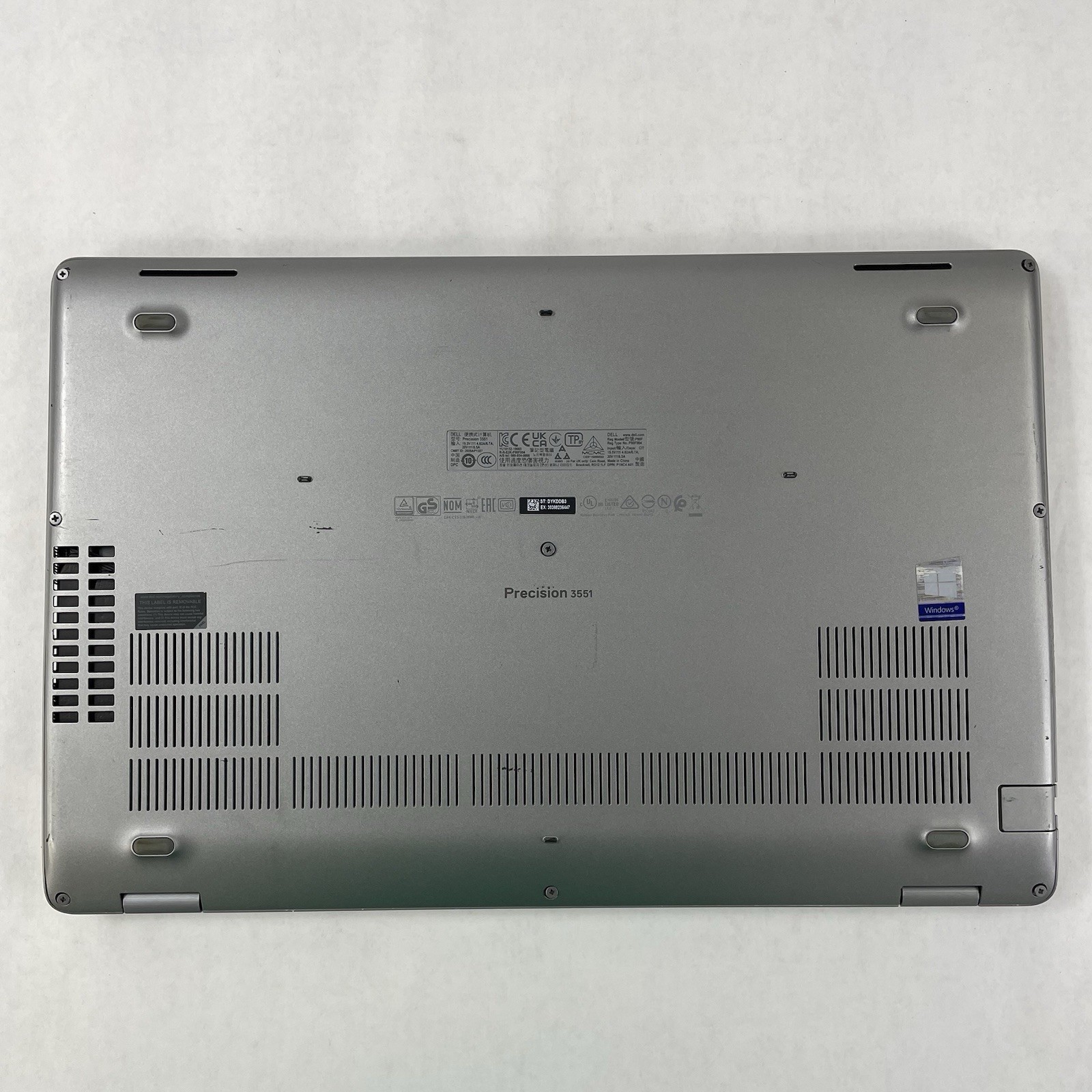 Dell Precision 3551 15.6″ i7-10750H 2.60 GHz 16 GB RAM No SSD/OS/AC