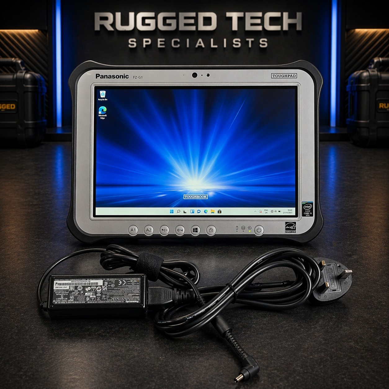 Panasonic Toughpad FZ-G1 i5 8GB 128GB RJ45 A Grade Win 11 Rugged Tablet