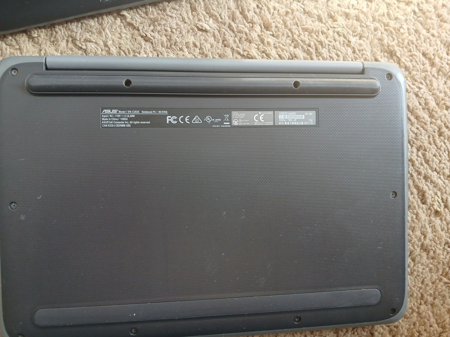 Asus Chromebook 11.6″ C202SA-YS02-GR Intel Celeron N3060 4GB 16GB eMMC