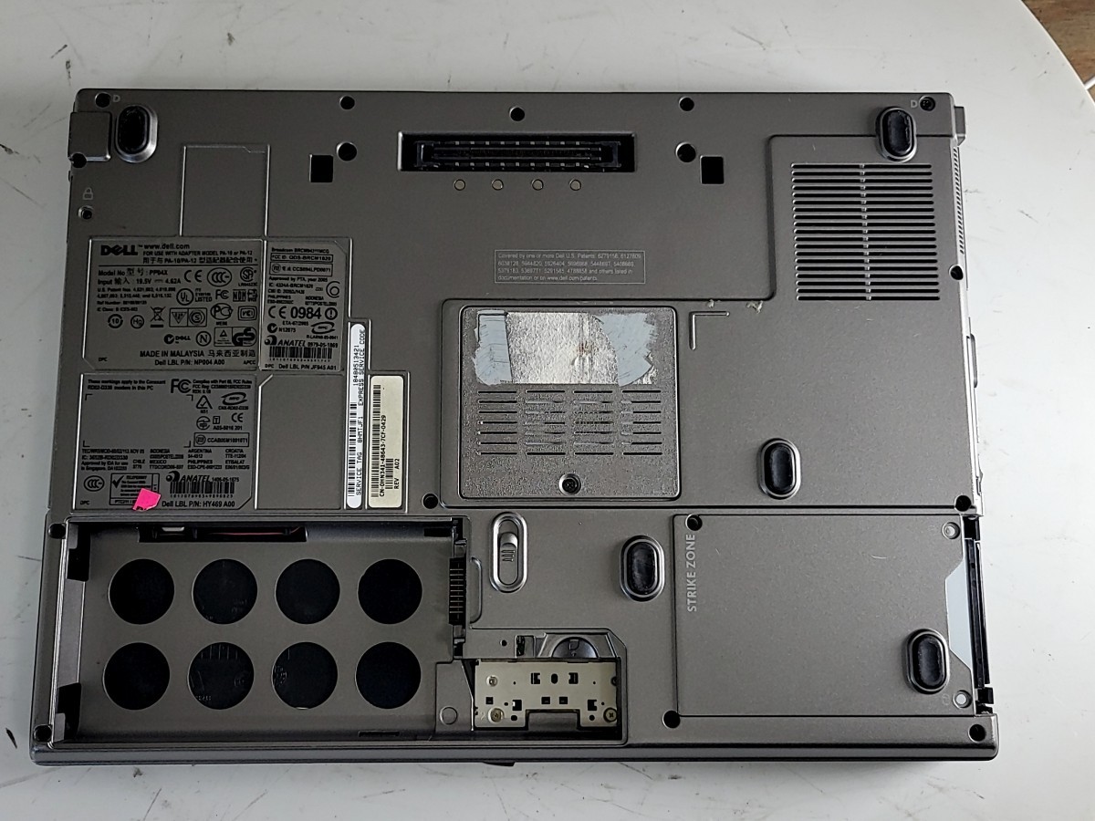 DELL LATITUDE D830 Laptop Intel CORE2 DUO T7250 4GB SEE NOTES