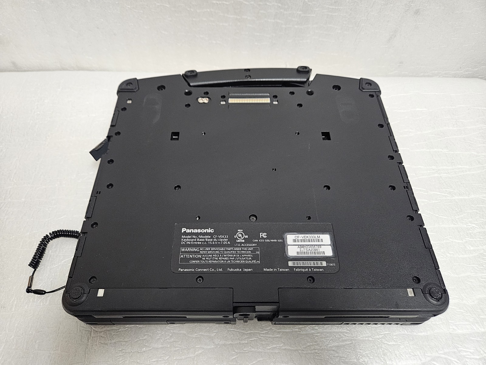 Panasonic Toughbook CF33 Intel I5 7600U 16GB RAM, Win11 Pro, No Hdd 0% Batt Life