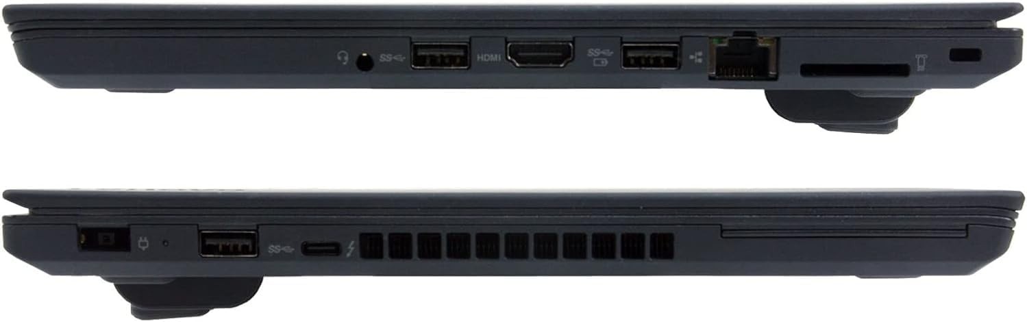 Lenovo ThinkPad T470 14″ Core i5-6300U 2.4Ghz 16GB RAM 500GB HDD Black Laptop