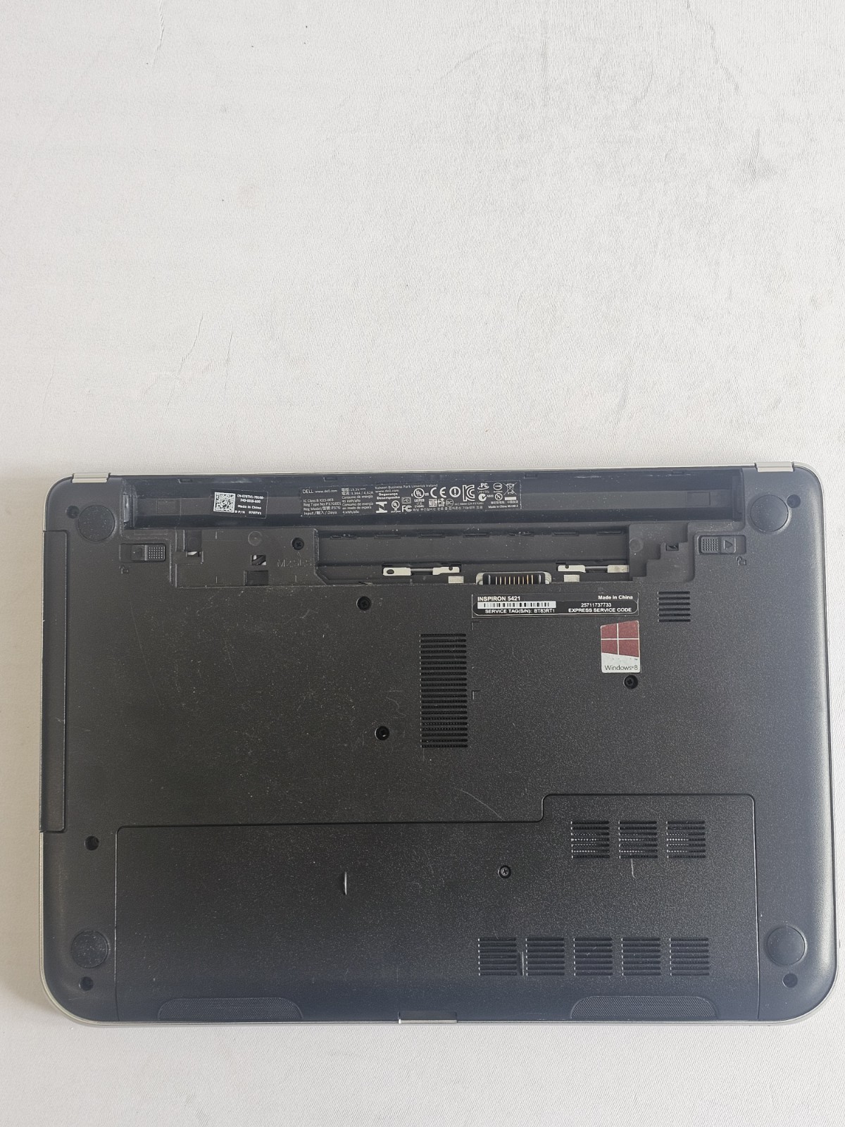 Dell Inspiron 5421 Laptop – Intel i5-3337u – 6GB RAM – NO BATT Parts/Repair READ