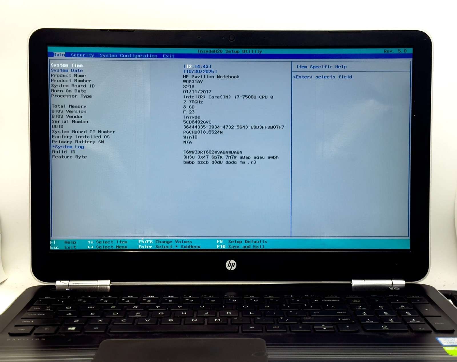 HP Pavillion Notebook 15t-au100 i7-7500 2.7GHz No SSD/HDD USB PORT DMG – BOOTS
