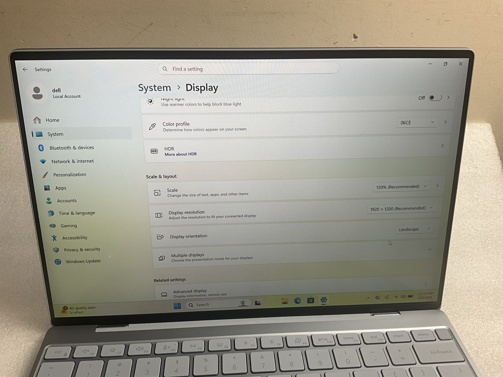 Dell XPS 9315 13.4″ i7-1250U 1.1GHz 16GB RAM 512GB SSD Windows 11 Home #50