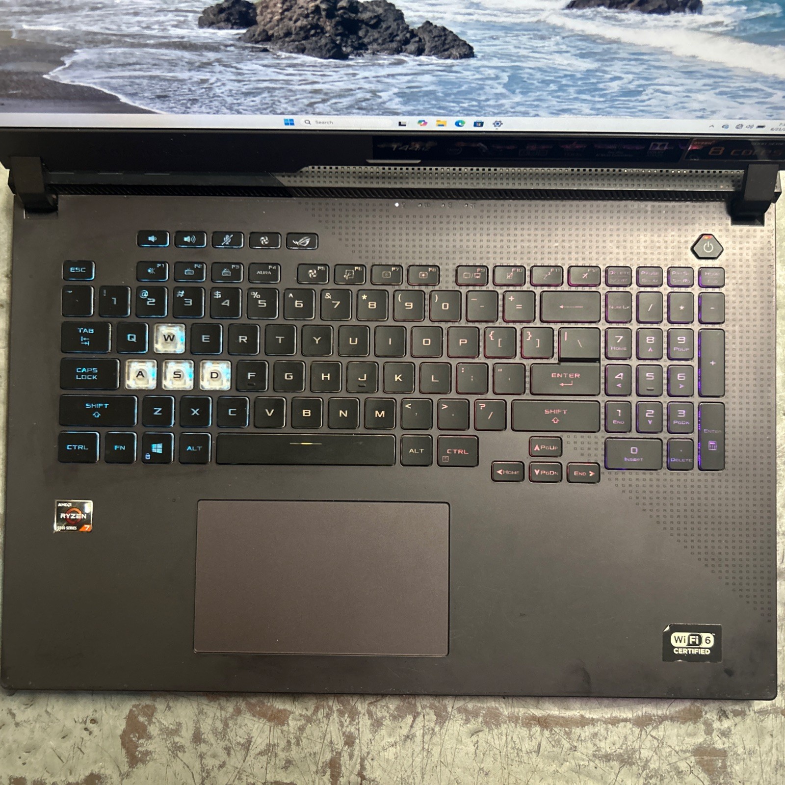 Asus ROG Strix G713 Ryzen 7 5800H 3.2GHz 16GB RAM 512GB GeForce RTX 3050Ti